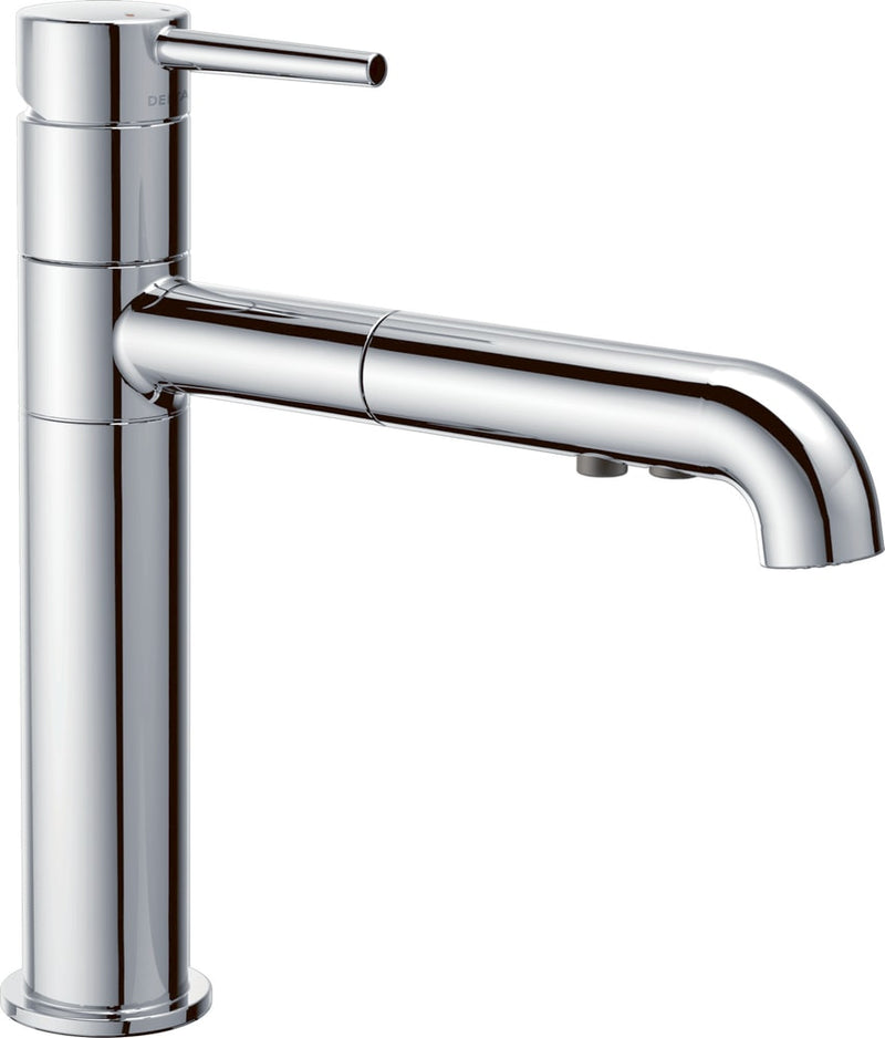 Delta Trinsic Pullout Kitchen Faucet with Diamond Seal Technology, Chrome N0