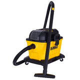 DeWalt AC/DC Poly Dry/Wet Vacuum, Water-Resistant Off/Eco/Max Switch, 34-L