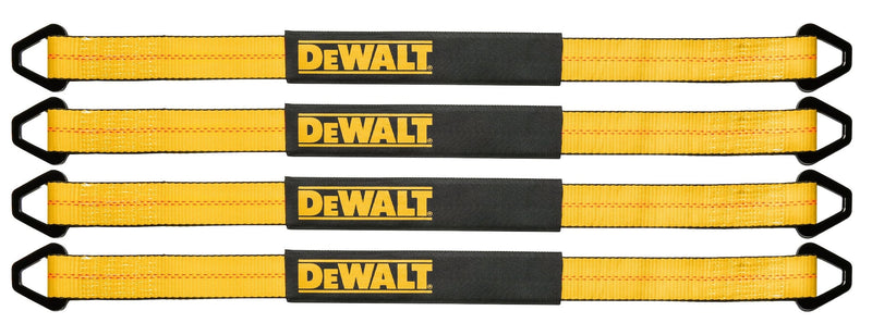 DEWALT DXBC80005 Premium Axle Strap Kit, 12000-lb Break Strength, 4-pk C6