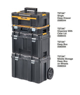 Dewalt TSTAK Heavy-Duty Single Deep Drawer Unit, Stackable