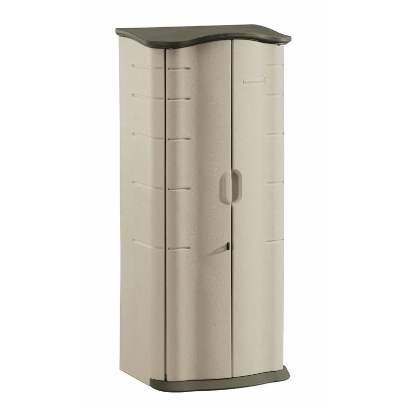 Vertical Resin Weather Resistant Outdoor Storage Shed O6
