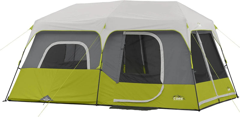 Core 9 Person Instant Cabin Tent - 14' x 9', Green (40008) R7