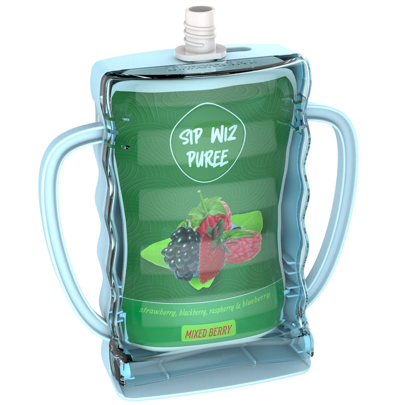 Dinner Active Sip Wiz Squeeze-Proof Holder, Blue Y6