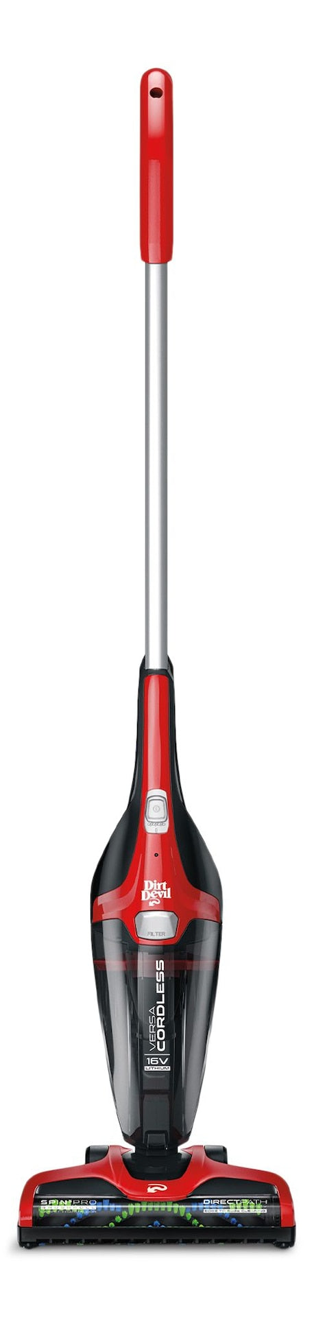 Dirt Devil Versa Cordless Stick Vacuum, Lightweight, Red U0