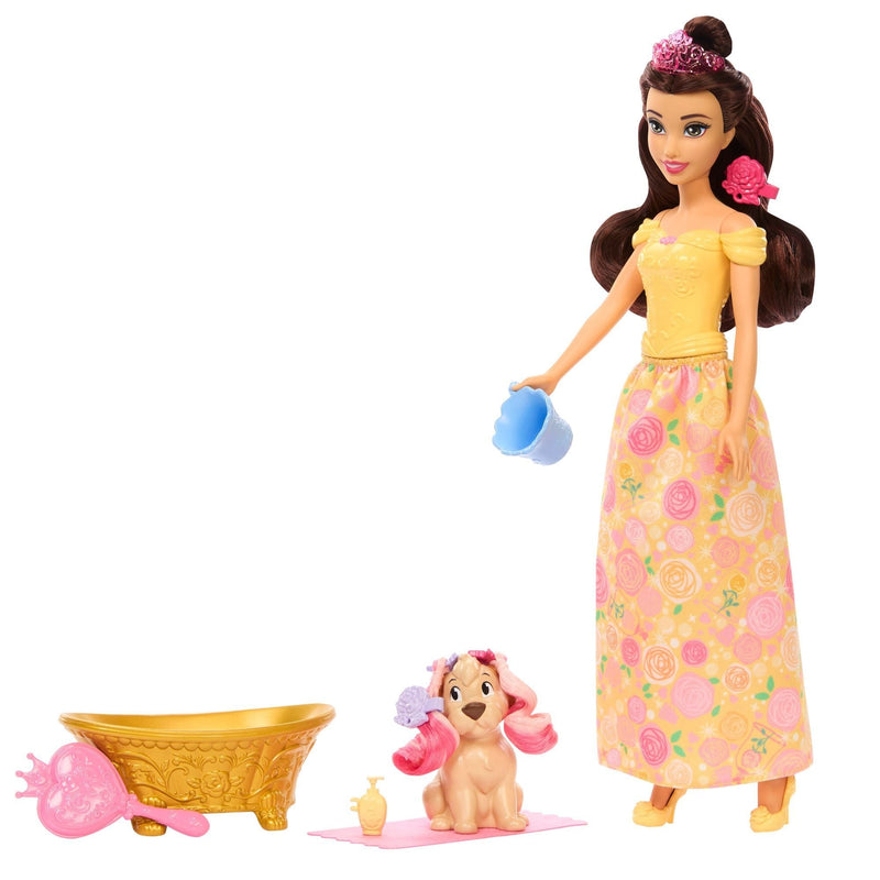 Disney Princess Doll and Feature Pet Playset for Ages 3+ X5