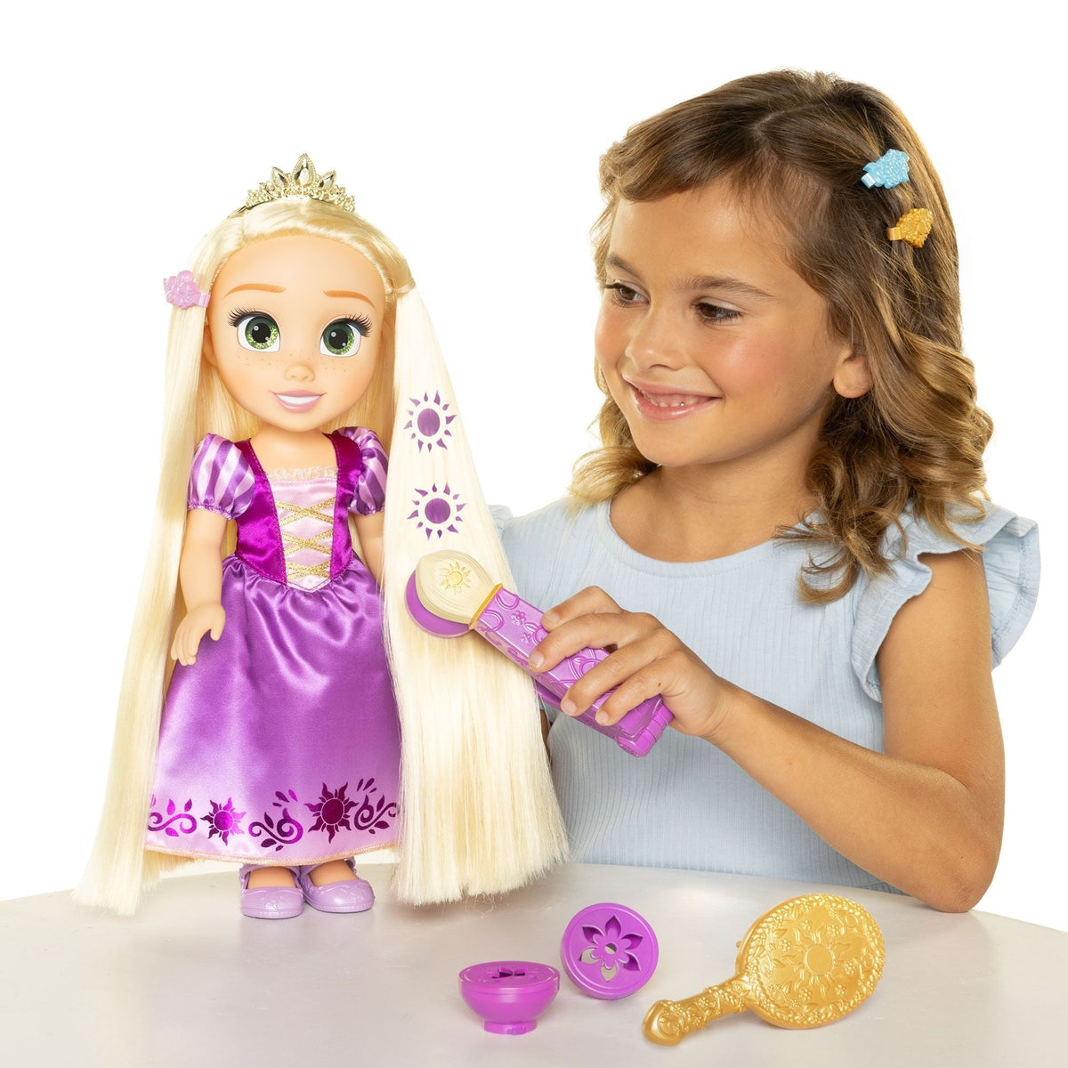 Disney Princess Magical Light Up and Style Rapunzel Doll