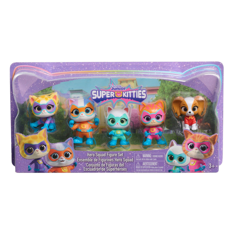 Disney SuperKitties Collectible Hero Squad Figure Set, 5-pc F9