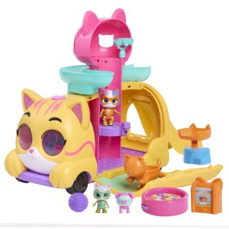 Disney SuperKitties Purr 'N' Go Playset for Ages 3+ O5