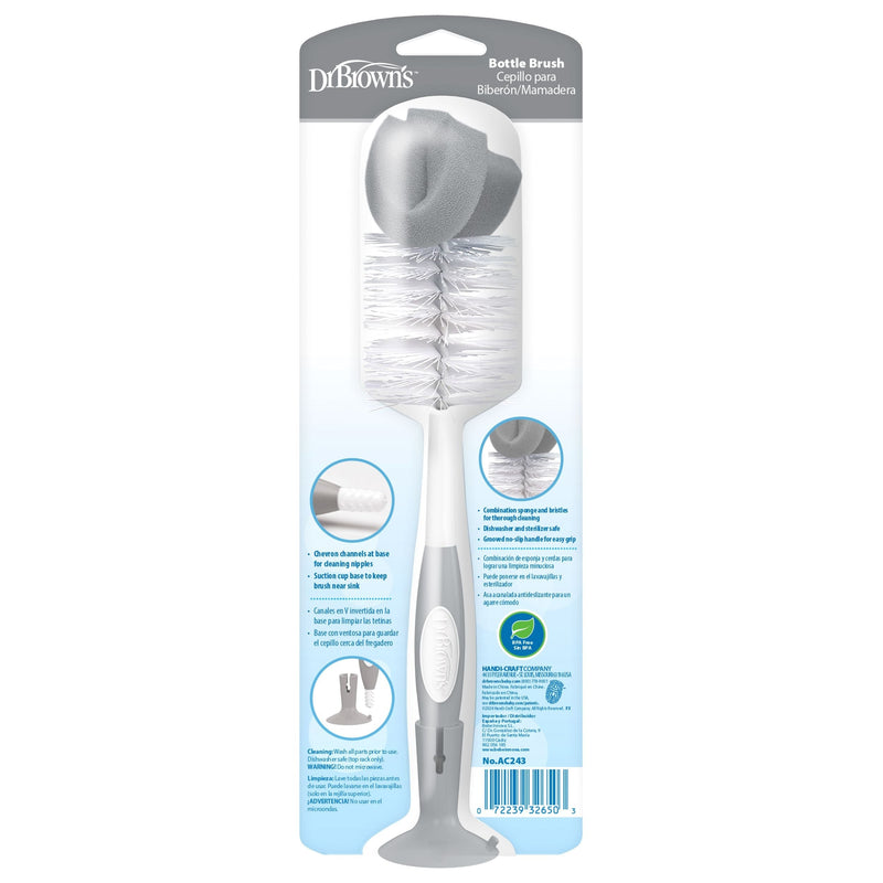 Dr. Brown's Soft Touch Bottle Brush, Grey C1