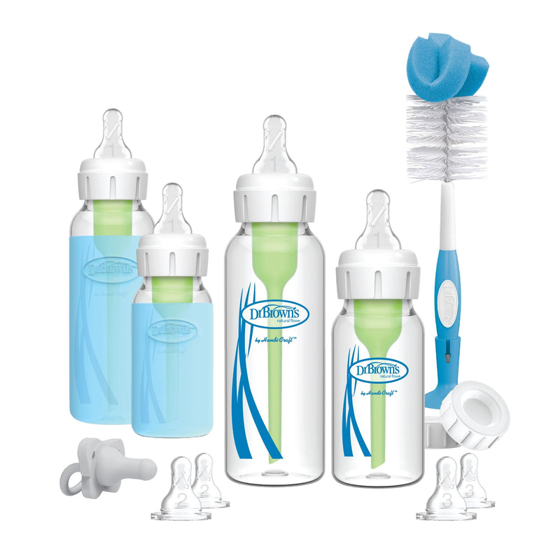 Dr. B's + Glass Narrow Baby Bottle Gift Set Q6