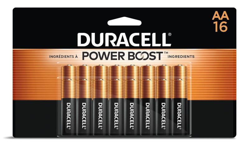 Duracell Coppertop AA Alkaline Batteries, 16-pk P0