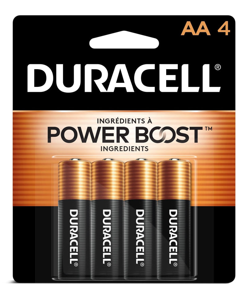 Duracell Coppertop AA Batteries, Alkaline, 4-pk I1
