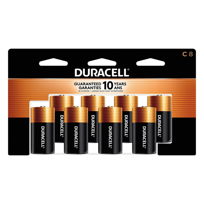 Duracell Coppertop C Alkaline Batteries, All Purpose, 8-pk Y2