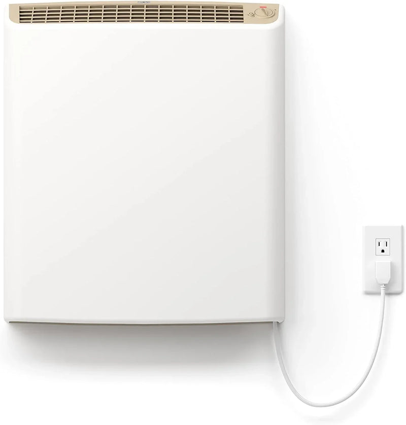 EnviMAX Plug-in Electric Panel Wall Heaters for Large Rooms, 1000 Watts, 24/7 Heating w/Safety Sensor Protection, Patented Quiet Fan-less Design, Easy 2-Min Install, Indoor Space Heater, Made in USA F0