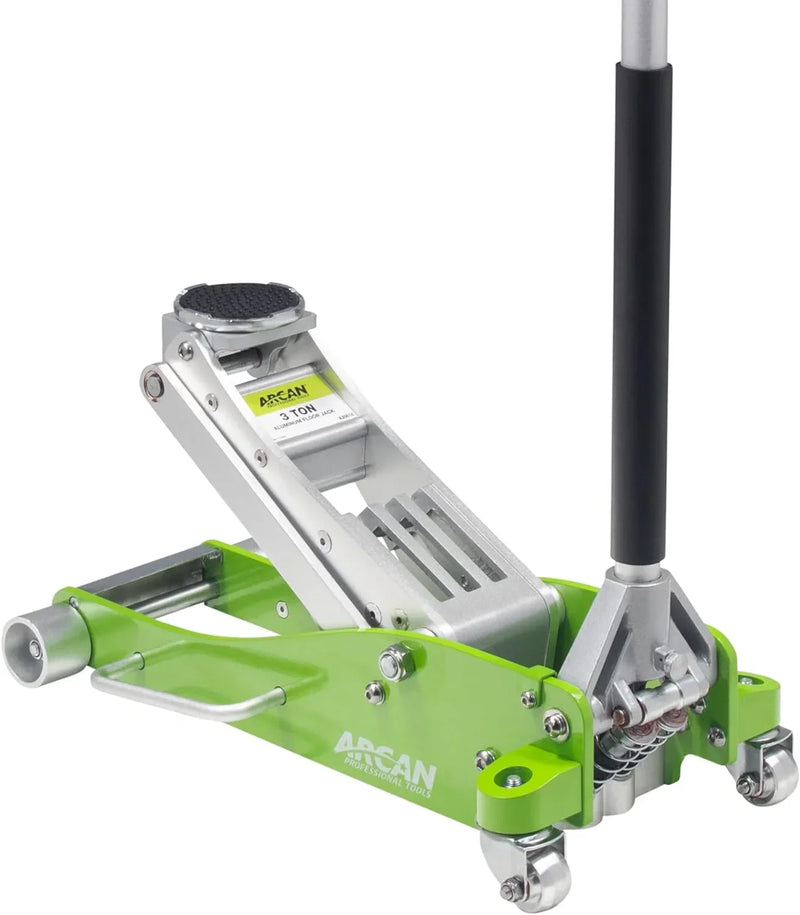 Tools 3-Ton Quick Rise Aluminum Floor Jack with Dual Pump Pistons & Reinforced Lifting Arm (A20018_A20019) X5