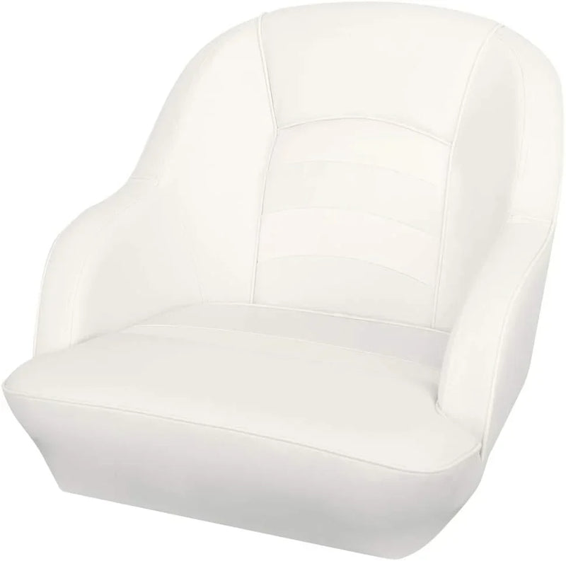 Bucket Pontoon Boat Seat (White/Blue) L9