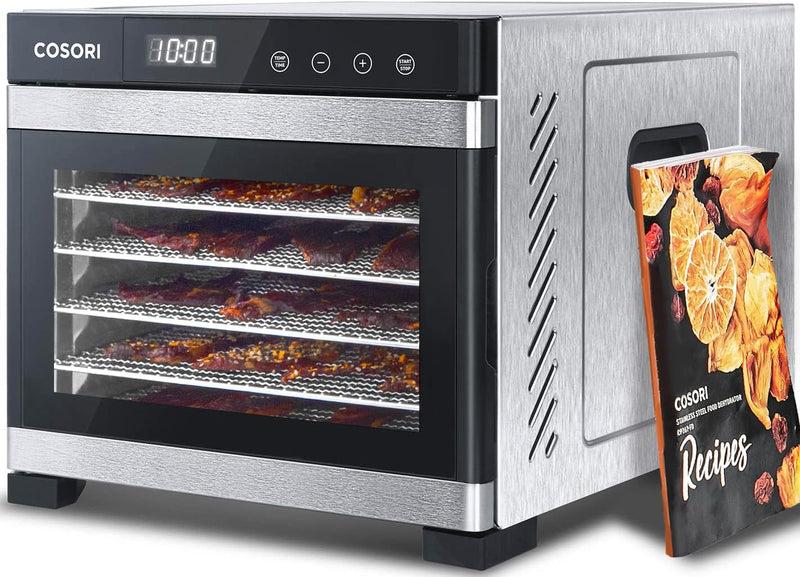 COSORI Food Dehydrator for Jerky, Large Drying Space with 6.48ft虏, 600W Dehydrated Dryer E8