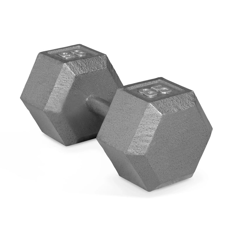 CAP Barbell 85lb Cast Iron Hex Dumbbell, Single F3