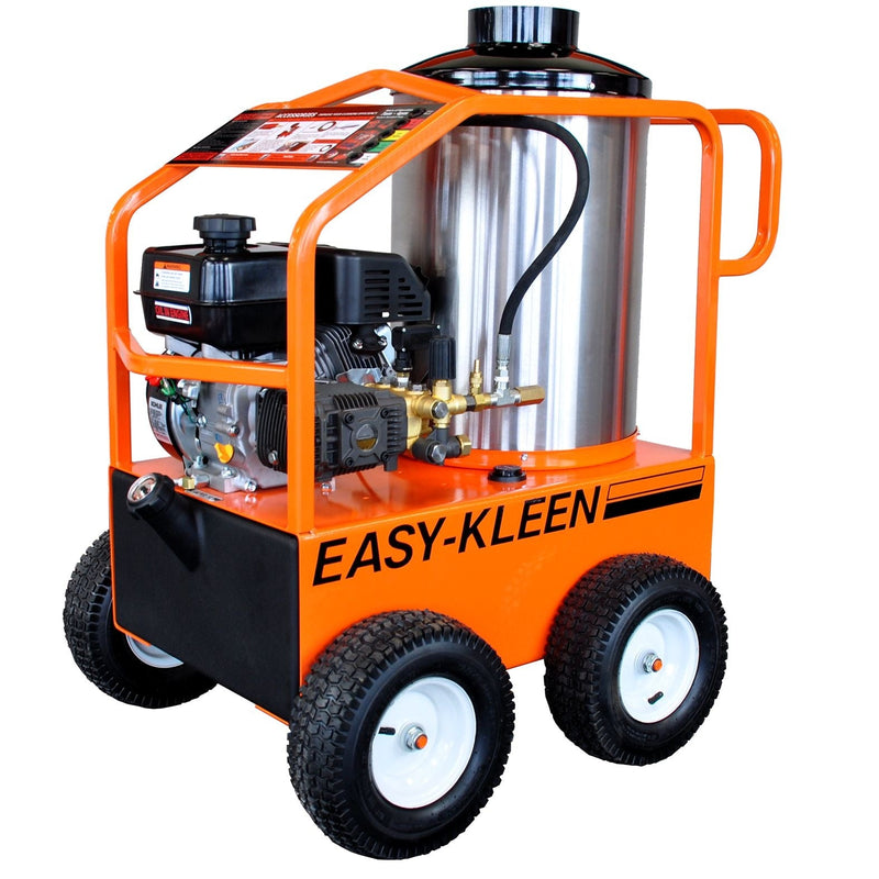 Easy-Kleen Commercial 2700 PSI 3 GPM 6.5 HP Engine Hot Water Wheeled Gas Pressure Washer C0