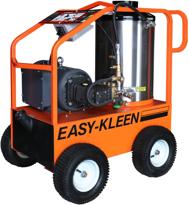 Easy-Kleen Commercial 3000 PSI 3.5 GPM Hot Water Wheeled Electric Pressure Washer Z6