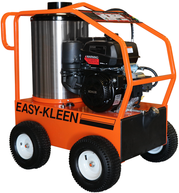 Easy-Kleen Commercial 4000 PSI 3.5 GPM 14 HP Engine Hot Water Wheeled Gas Pressure Washer W8