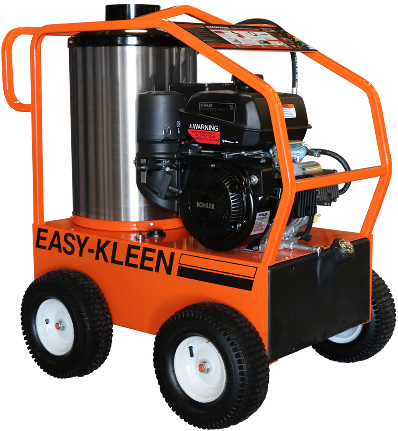 Easy-Kleen Commercial 4000 PSI 3.5 GPM 14 HP Engine Hot Water Wheeled Gas Pressure Washer W8