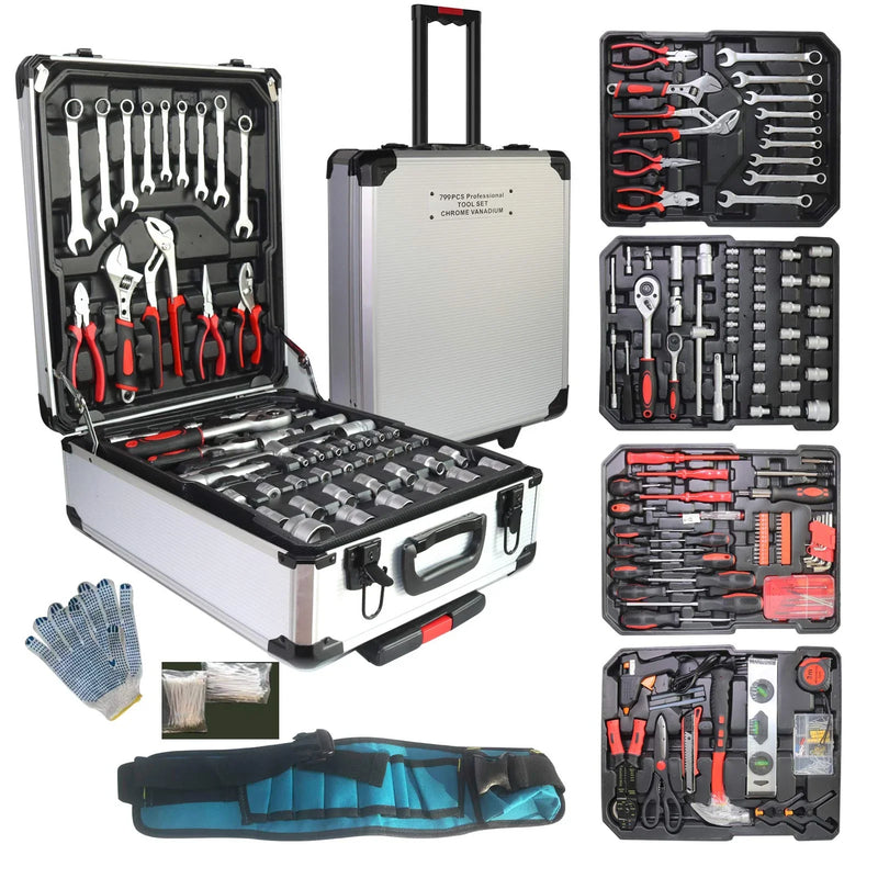 799pcs Aluminum Trolley Household Fathers X1