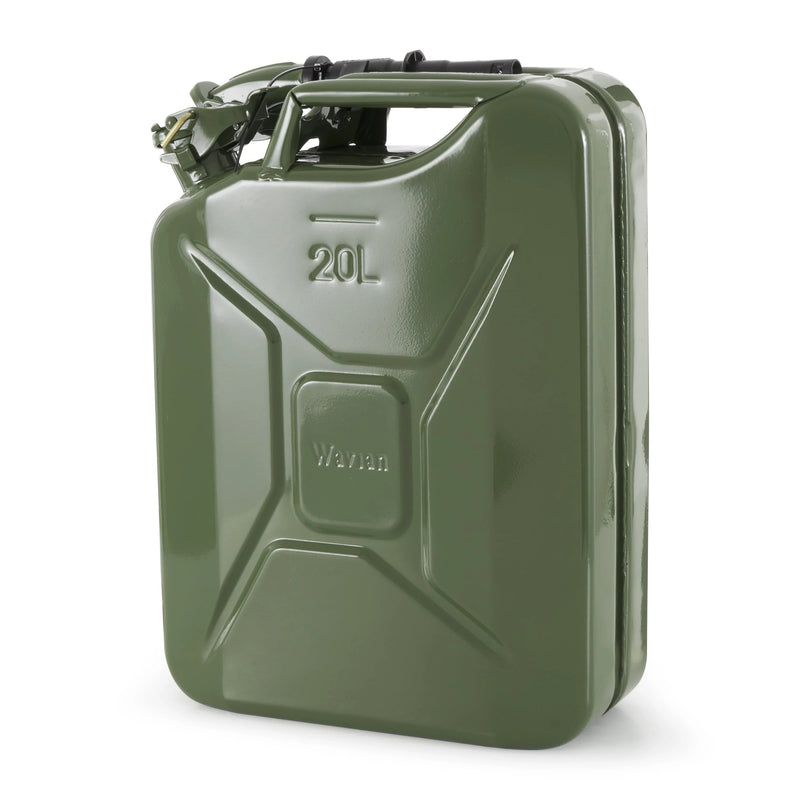 Gallon 20 Liter Authentic CARB Jerry Can with Spout, Green J2