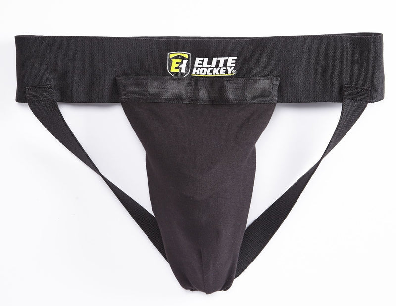 Elite Hockey Pro Deluxe Support with Cup, Senior, Assorted Sizes B1