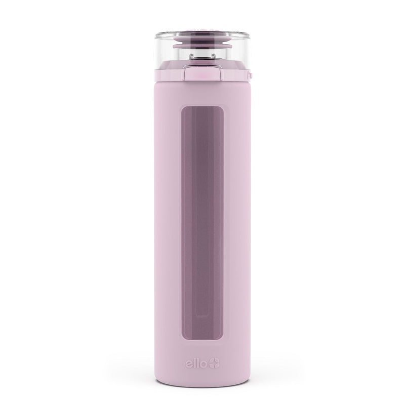Ello Clara Glass Water Bottle, 20-oz, Assorted Colours A6