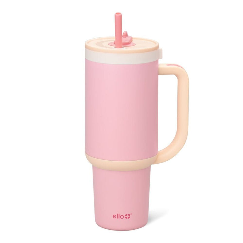 ello Oasis Tumbler with Retractable Straw, 40-oz, Assorted Colours E1