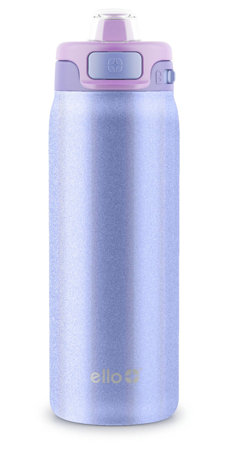 ello Pop & Fill Reusable Stainless Steel Insulated Water Bottle with Quick Fill Lid, 18-oz, Assorted Colours V1