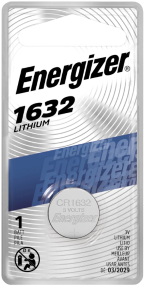 Energizer 1-pk CR1632 3V / 3 Volt Lithium Coin Cell Battery M5