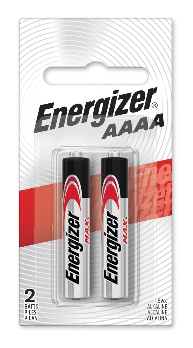 Energizer Max 2-pk AAAA Alkaline Batteries, For Small devices L2