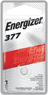 Energizer Silver Oxide 1-pk 377/376 SR626SW 1.5V / 1.5 Volt Button Cell Watch Battery