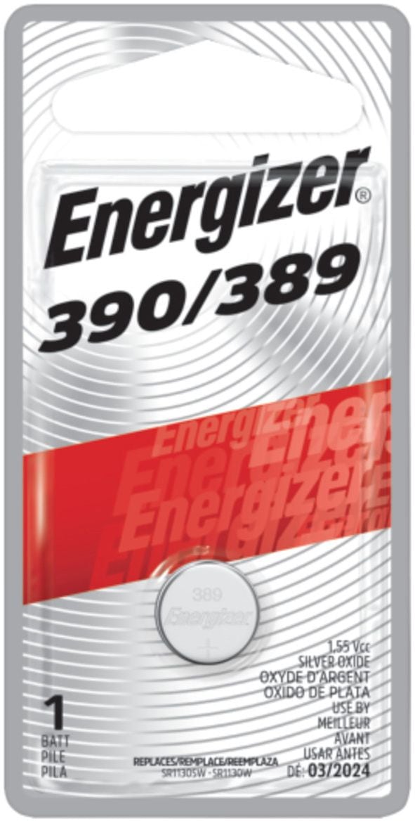 Energizer Silver Oxide 1-pk 390/389 LR1130 AG10 1.5V / 1.5 Volt Button Cell Battery X7
