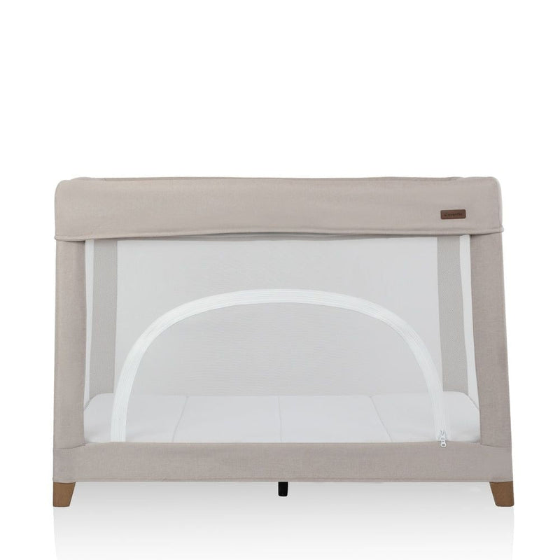 Evenflo Eris 2-In-1 One Hand Playard withBassinet, Beige O9