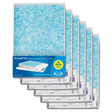 ScoopFree Complete Replacement Blue Crystal Litter Tray-- 6-Pack Easy Cleanup with Disposable Tray Includes Leak Protection and Low Tracking Litter