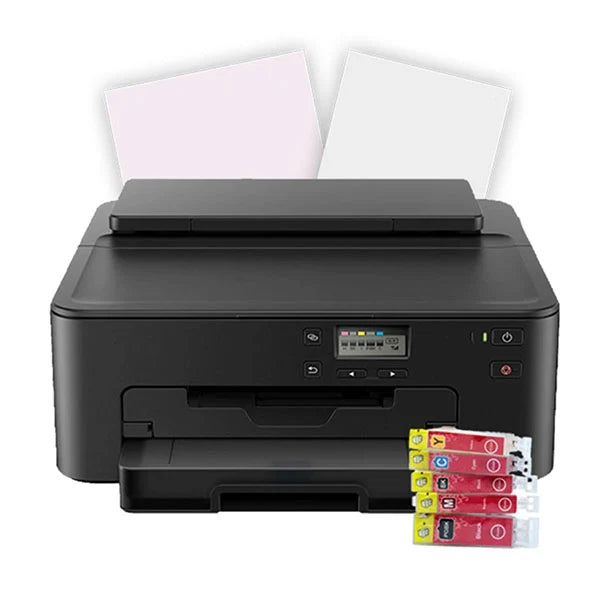 Canon TS702 Edible Inkjet Printer Bundle with Wafer Paper & Edible Ink Cartridges N1