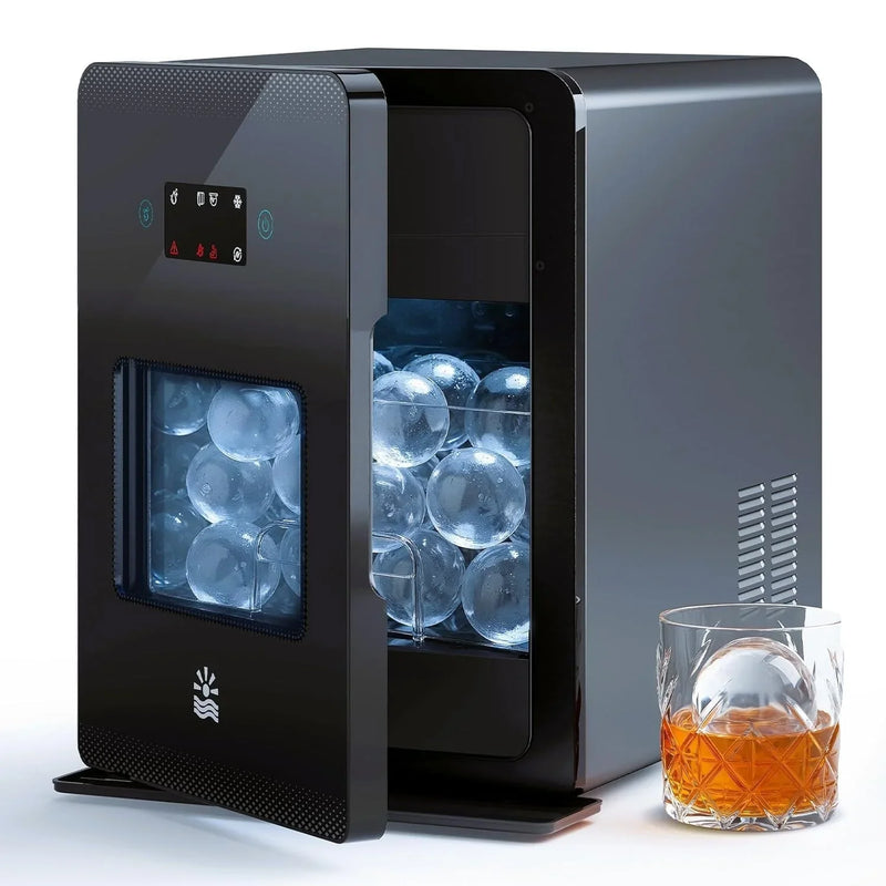 Clear Ice Ball Maker 2" 4 Spheres 144/Day LCD Self-Cleaning Y8