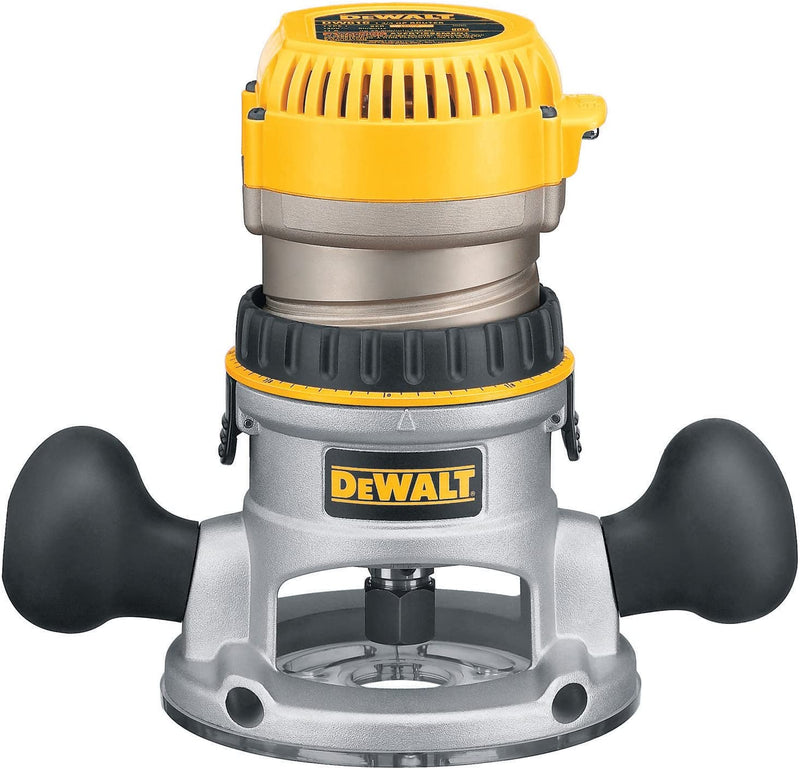 DEWALT Router, Fixed Base, 1-3/4-HP (DW616) , Yellow D6