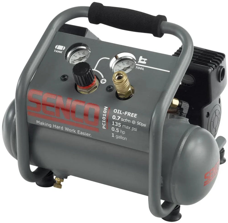 Finish/Trim Air Compressor,1 gal.,1/2 HP PC1010N B1