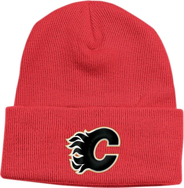 Fan Favorite NHL Calgary Flames Mass Cuff Knit Toque, Adult D3