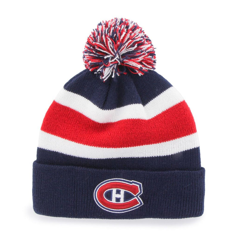 Fan Favorite NHL Montreal Canadiens Mass Breakaway Cuff Knit Pom Toque, Adult S7