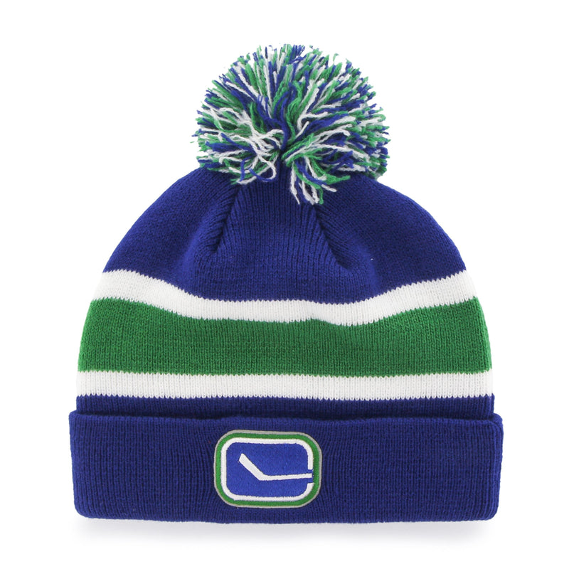 Fan Favorite NHL Vancouver Canucks Mass Breakaway Cuff Knit Pom Toque, Adult W6