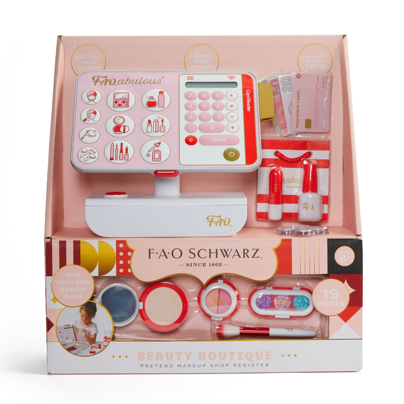FAO Schwartz Beauty Boutique Cash Register, Pink/White U4