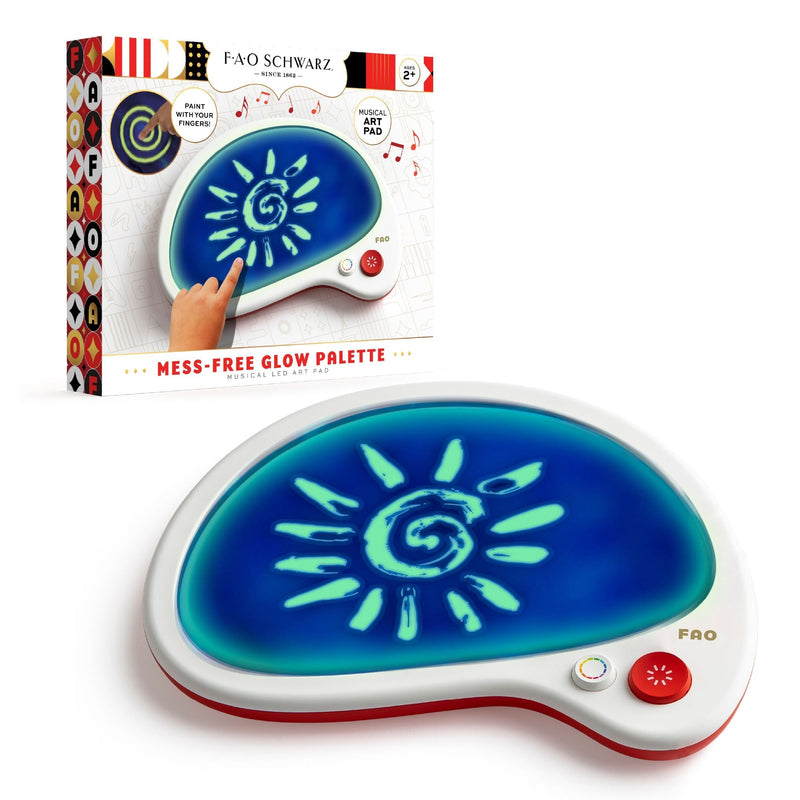 FAO Schwarz Drawing Glow Palette Mess Free, Assorted U4