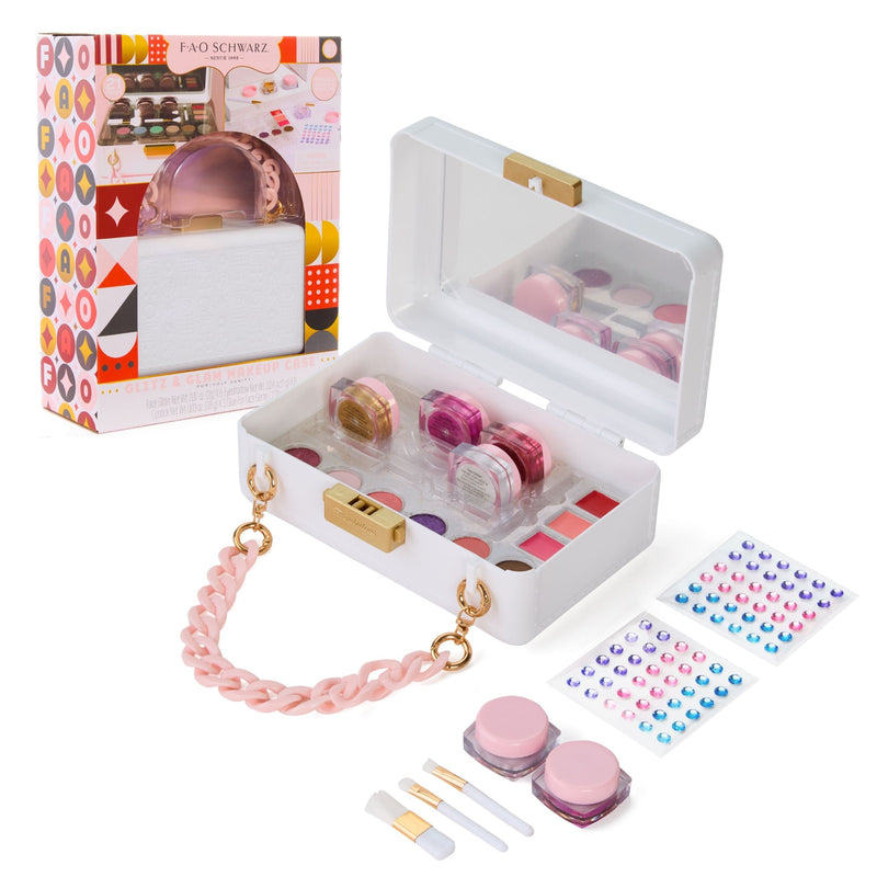 FAO Schwarz Girls Purse Makeup Case, Pink C6