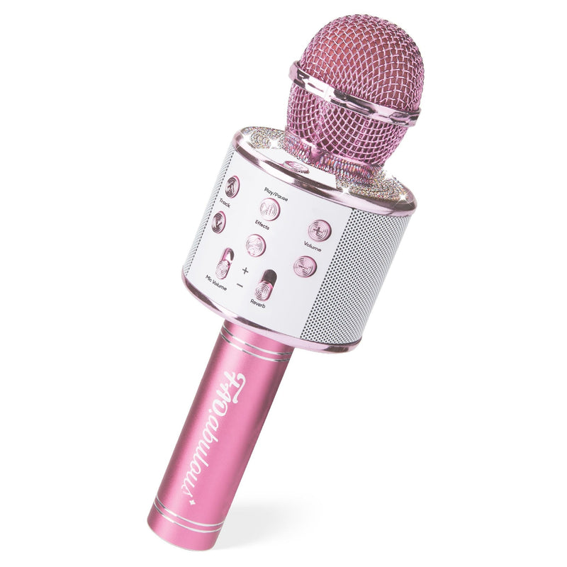 FAO Schwarz Musical Microphone Bluetooth Broadcaster, Pink O8