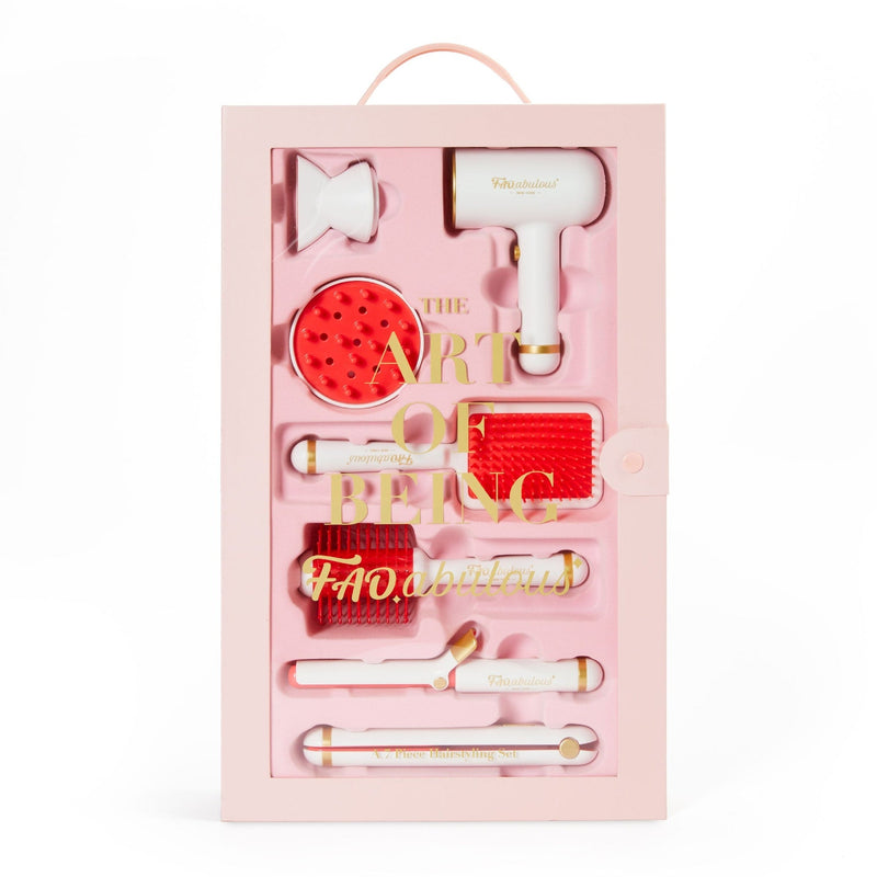 FAO Schwarz Toy Pretend Hair Stylist Playset, Pastel Pink C6